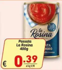 Ipercarni Passata La Rosina offerta