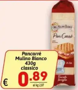 Ipercarni Pancarré Mulino Bianco classico offerta