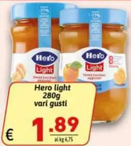 Ipercarni Hero light offerta