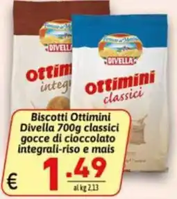 Ipercarni Biscotti Ottimini Divella classici offerta