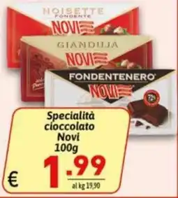 Ipercarni Specialità cioccolato Novi offerta