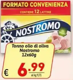Ipercarni Tonno olio di oliva Nostromo offerta