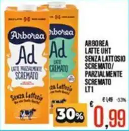Supermercati EffePiù Arborea latte UHT senza lattosio scremato offerta