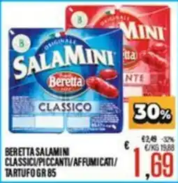 Supermercati EffePiù Beretta Salamini Classico offerta