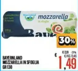 Supermercati EffePiù Bavaria mozzarella in sfoglia offerta