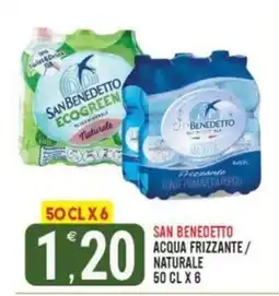 Tutto Buono San Benedetto acqua frizzante naturale offerta