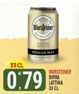 Tutto Buono Warsteiner birra lattina offerta