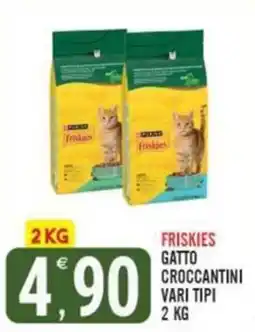 Tutto Buono Friskies gatto croccantini vari tipi offerta