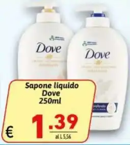 Ipercarni Sapone liquido Dove offerta