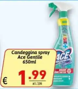 Ipercarni Candeggina spray Ace Gentile offerta