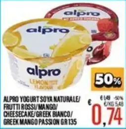 Supermercati EffePiù Alpro Yogurt Soya Naturale offerta