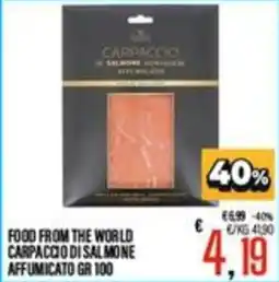 Supermercati EffePiù Carpaccio di salmone affumicato offerta