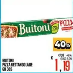 Supermercati EffePiù Buitoni pizza rettangolare offerta