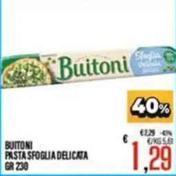 Supermercati EffePiù Buitoni pasta sfoglia delicata offerta