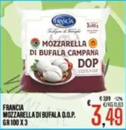 Supermercati EffePiù Francia Mozzarella di Bufala D.O.P. offerta