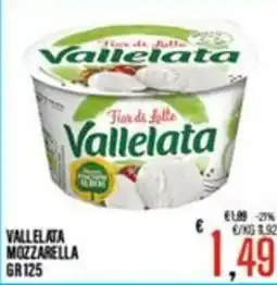 Supermercati EffePiù Vallelata Mozzarella offerta