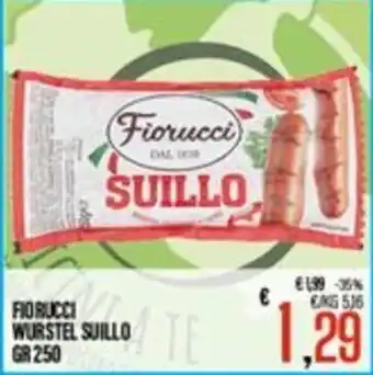 Supermercati EffePiù Fiorucci wurstel suillo offerta