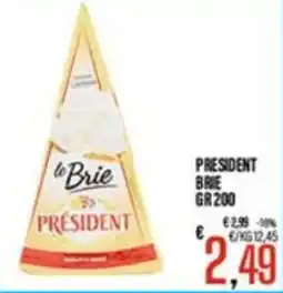 Supermercati EffePiù Brie President offerta
