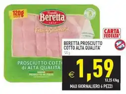 Supermercati Agorà Beretta prosciutto cotto alta qualità offerta