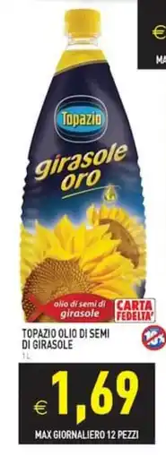 Supermercati Agorà Topazio olio di semi di girasole offerta