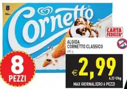 Supermercati Agorà Algida Cornetto Classico offerta