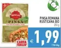 Supermercati Agorà Pinsa romana rusticana bio offerta