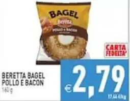 Supermercati Agorà Beretta bagel pollo e bacon offerta