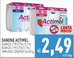 Supermercati Agorà Danone Actimel offerta