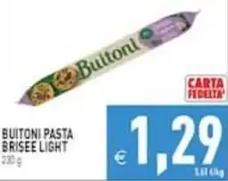 Supermercati Agorà Buitoni pasta brisee light offerta
