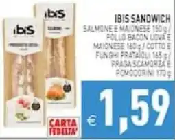 Supermercati Agorà Ibis sandwich offerta