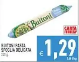 Supermercati Agorà Buitoni pasta sfoglia delicata offerta