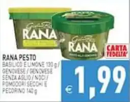 Supermercati Agorà Rana pesto basilico e limone offerta