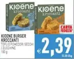 Supermercati Agorà Kioene burger croccanti offerta