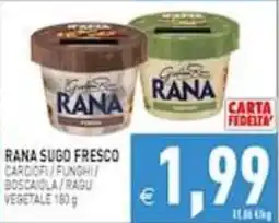 Supermercati Agorà Rana sugo fresco offerta
