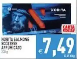 Supermercati Agorà Norita salmone scozzese affumicato offerta