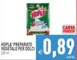 Supermercati Agorà HoplA' preparato vegetale per dolci offerta