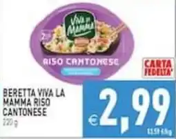 Supermercati Agorà Beretta Viva la Mamma Riso Cantonese offerta