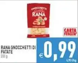 Supermercati Agorà Rana gnocchetti di patate offerta