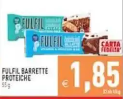 Supermercati Agorà Fulfil barrette proteiche offerta