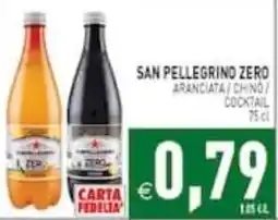 Supermercati Agorà San Pellegrino Zero Aranciata / Chino / Cocktail offerta
