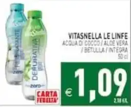 Supermercati Agorà Vitasnella le linfe acqua di cocco / aloe vera / betulla / integra offerta