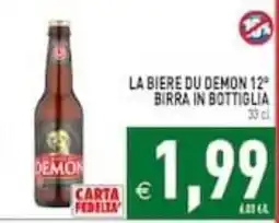 Supermercati Agorà La bire du demon birra in bottiglia offerta