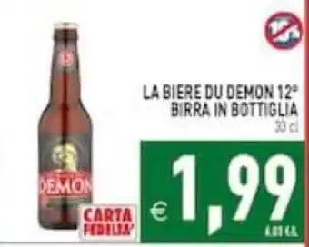 La bire du demon birra in bottiglia