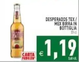 Supermercati Agorà Desperados Tex / Mex Birra in bottiglia offerta