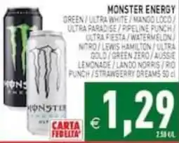 Supermercati Agorà Monster Energy offerta