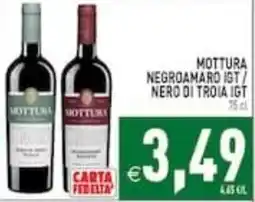 Supermercati Agorà Mottura Negroamaro IGT / Nero di Troia IGT offerta