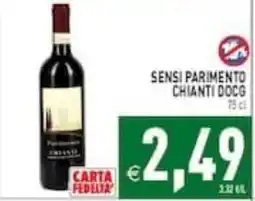 Supermercati Agorà Sensi Parimento Chianti DOCG offerta