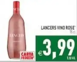 Supermercati Agorà Lancers vino rose offerta