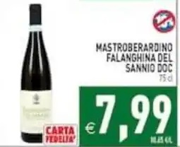 Supermercati Agorà Mastroberardino Falanghina del Sannio DOC offerta