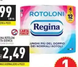 Supermercati Agorà Rotoloni Regina offerta